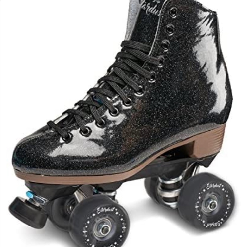 Sure-Grip Stardust Glitter Roller Skate Black